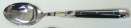 Matsked, svart horn, 6 st, Forge de Laguiole