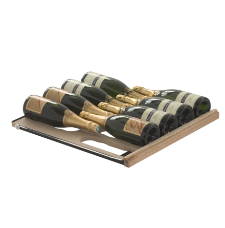 Utdragbar hylla f�r champagneflaskor