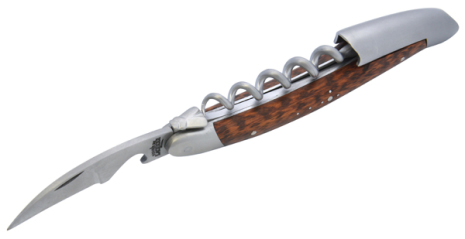 Handgjord Laguiole korkskruv, snakewood 