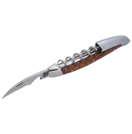 Handgjord Laguiole korkskruv, snakewood 