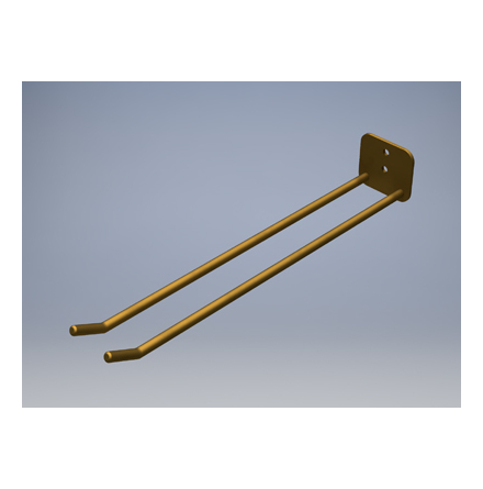 Glashängare, 25 cm, vägg, "mässing" Glashängare, 25 cm, vägg, "mässing"