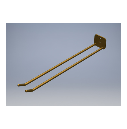 Glashängare, 30 cm, vägg, "mässing" Glashängare, 30 cm, vägg, "mässing"