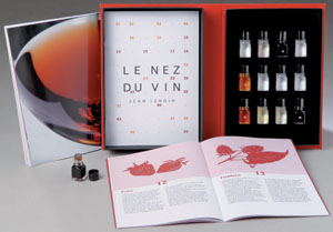 Näsa för vin, 12 aromer för rött vin