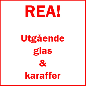 REA! Utgende glas & karaffer