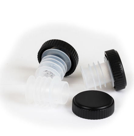 Slow-flow, droppkork med lock, 20 mm, Sv, 12 st Slow-flow, droppkork med lock, 20 mm, Sv, 12 st