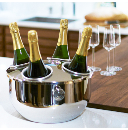 Champagneskål för 4 flaskor Champagneskål för 4 flaskor
