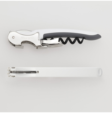 Murano med teflon och gummigrepp Vit/gr�