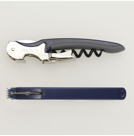 Murano med teflon och gummigrepp Bl�/gr�